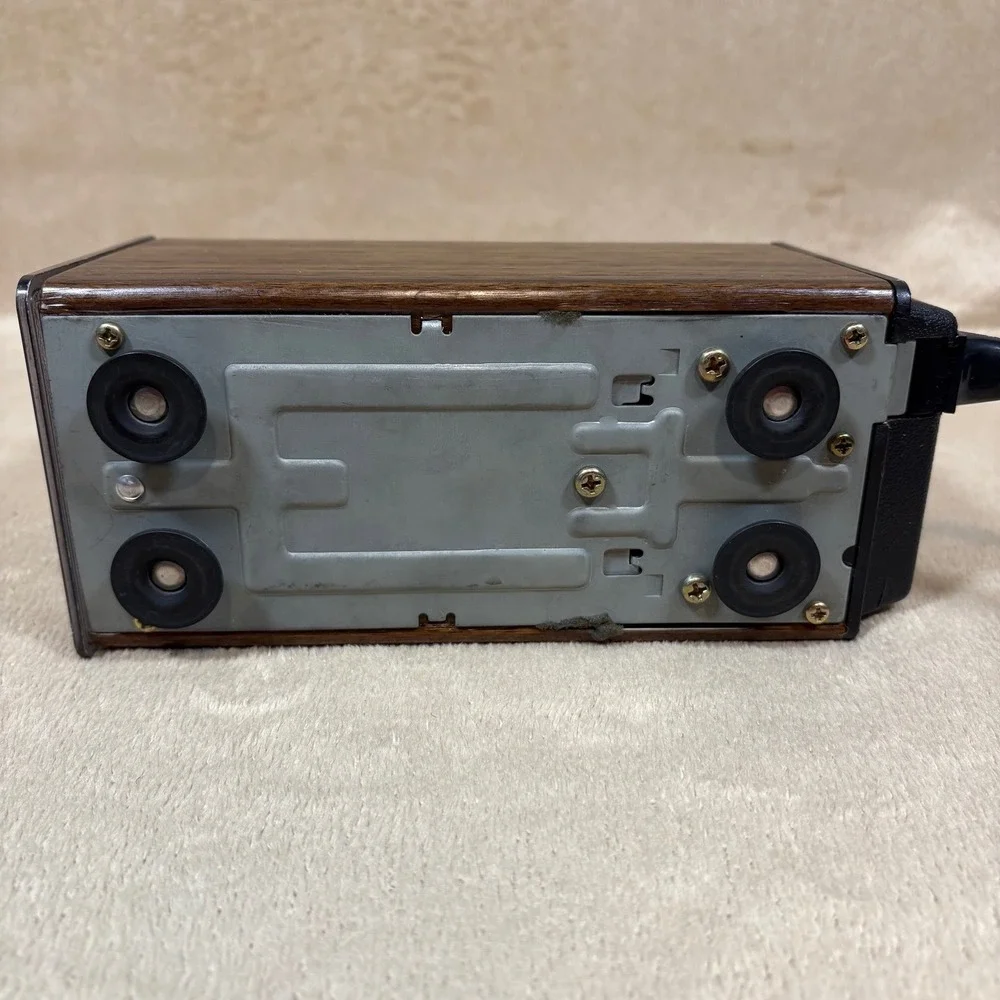 Vintage Panasonic KP-77 Auto-Stop Woodgrain Electric Pencil Sharpener Tested
